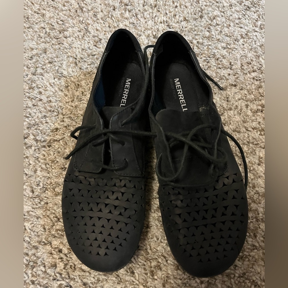 Merrell Ballet Flat Shoe Women’s Size 8,5 Black Leather New